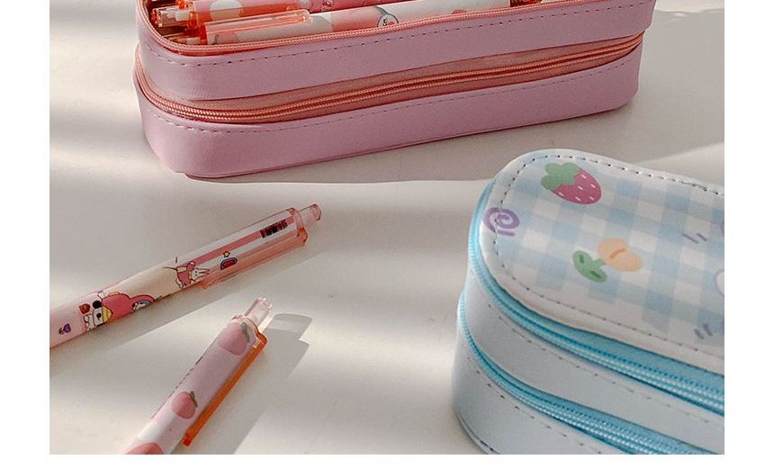 Multicolor Decker Pencil Case, PVC