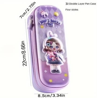 Pencil Box School Stationery 3D EVA Waterproof Pencil Case for Kids