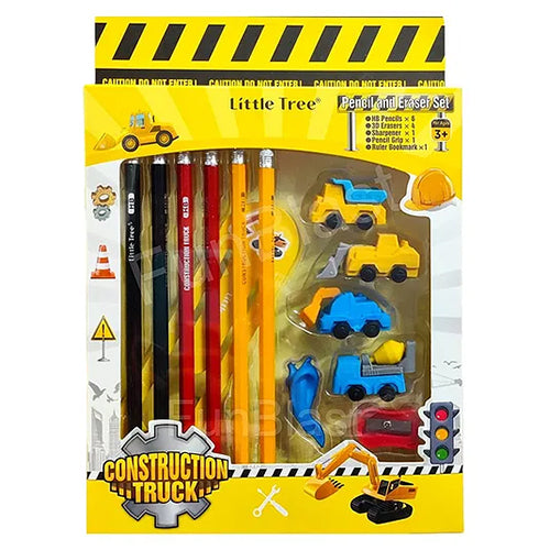 Pencil Set Colorful HB Pencils with Sharpener and Erasers for Drawing Pencil  (Multicolor)