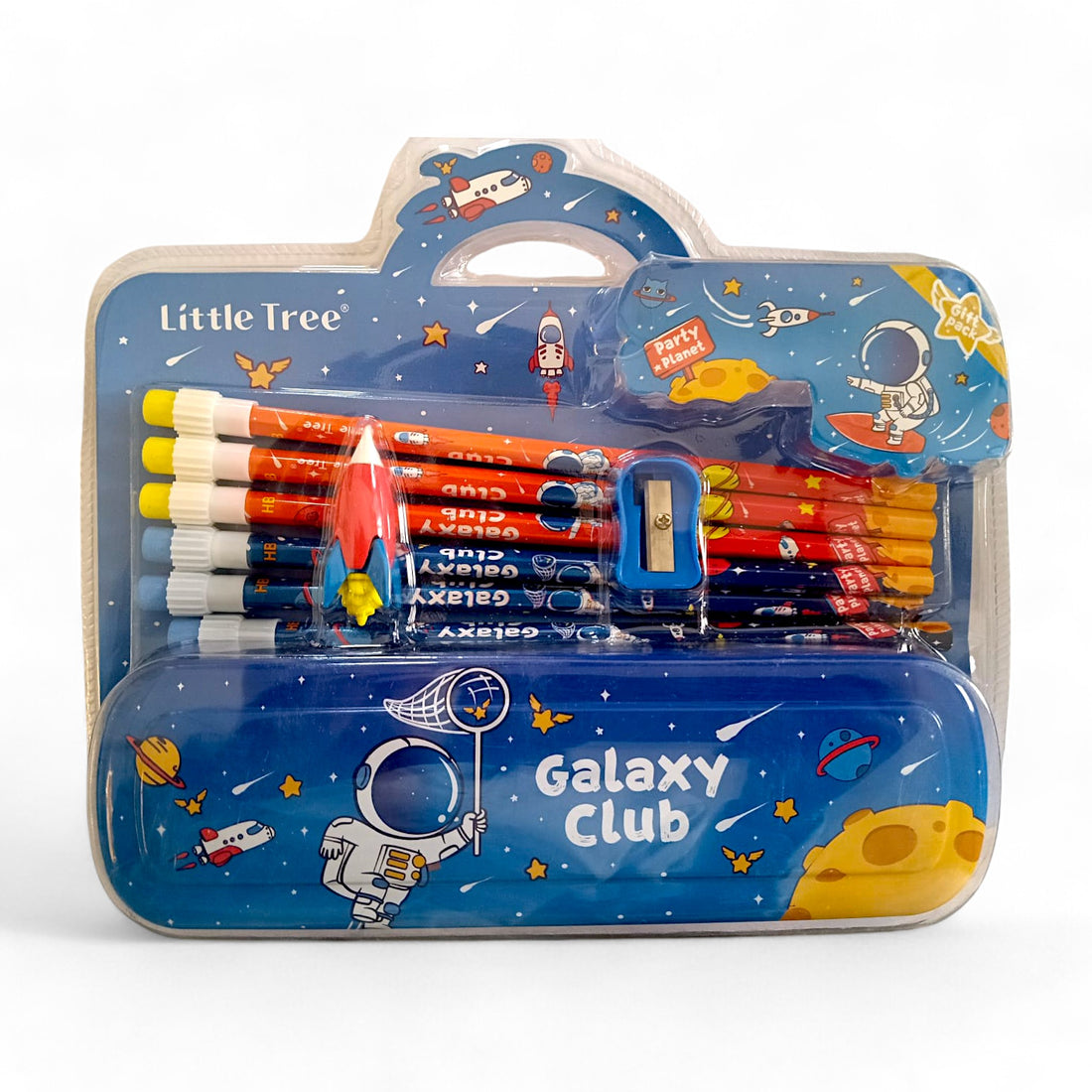 Stationery Kit for Kids - Sharpener, Pencil Set, Erasers, Ideal for Gifts for Play time