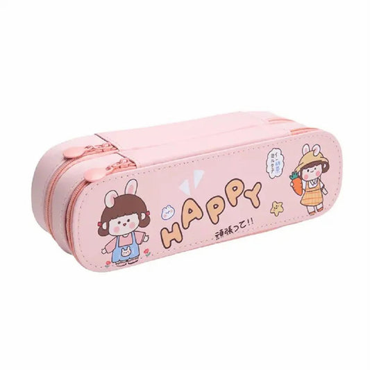 Multicolor Decker Pencil Case, PVC
